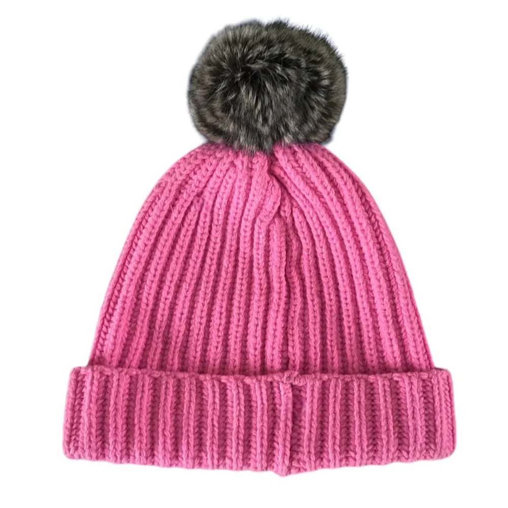 J. Crew Faux Fur Pom Pom Hat